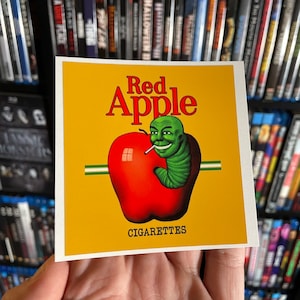 Adesivo in vinile Red Apple Tabacco