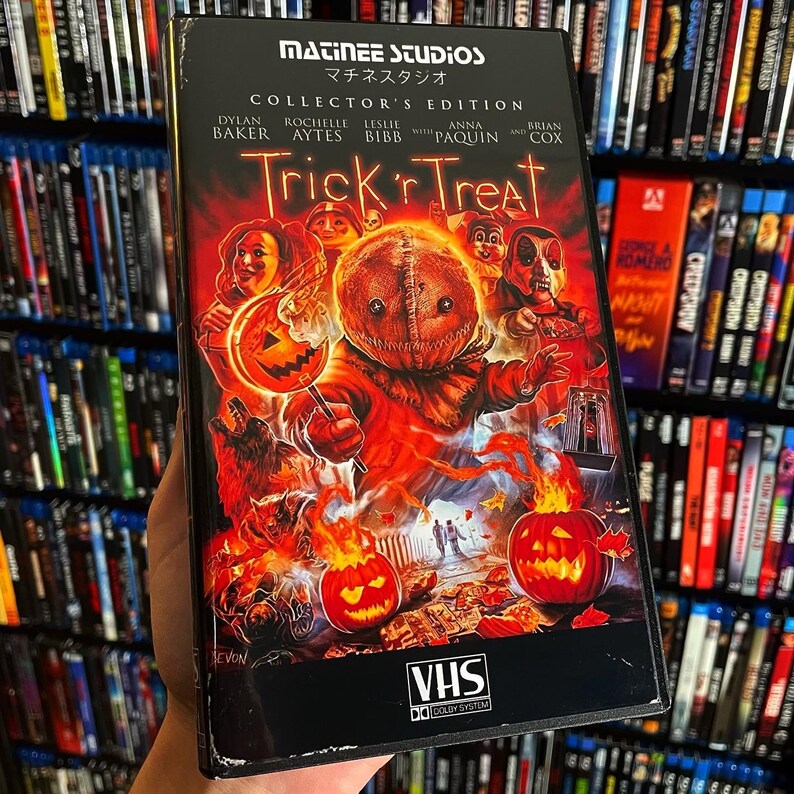 Trick R Treat 2007 Custom VHS Display Case NO TAPE Etsy