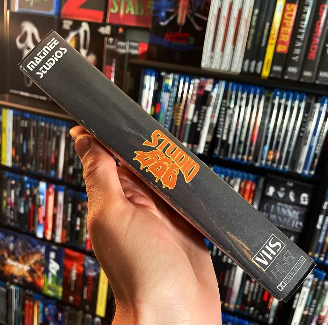 Studio 666 2022 custom vhs display case no tape etsy