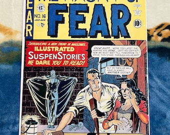 Rädslans spöke Ec Comics 11x17 konsttryck filmaffisch