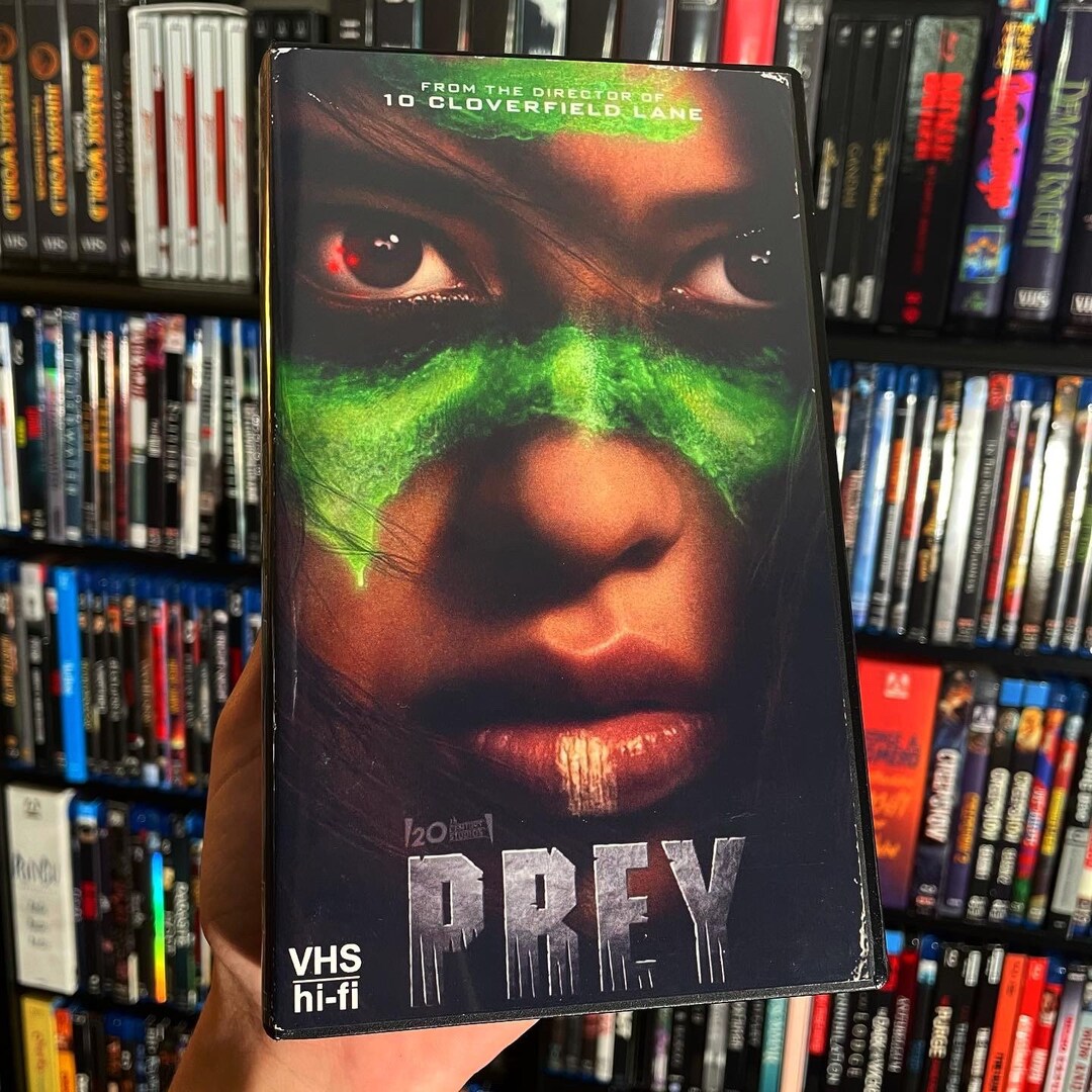 Prey 2022 Custom VHS Display Case NO TAPE Etsy