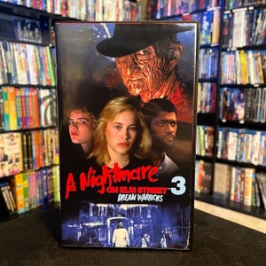 A Nightmare On Elm Street 3: Dream Warriors (1987) Custom VHS Display/Replacement Case (No Tape)