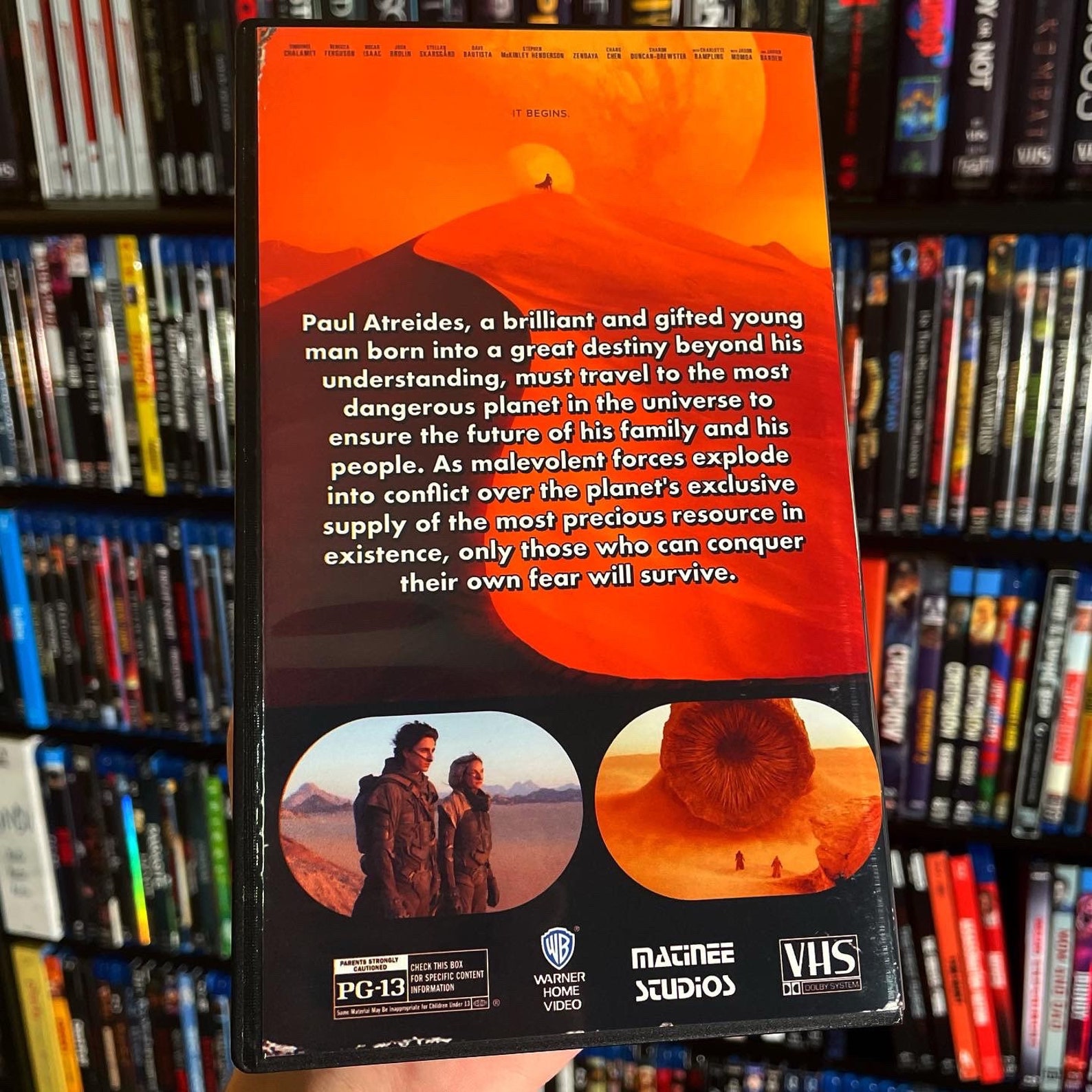Dune 2021 Custom VHS Display Case NO TAPE Etsy