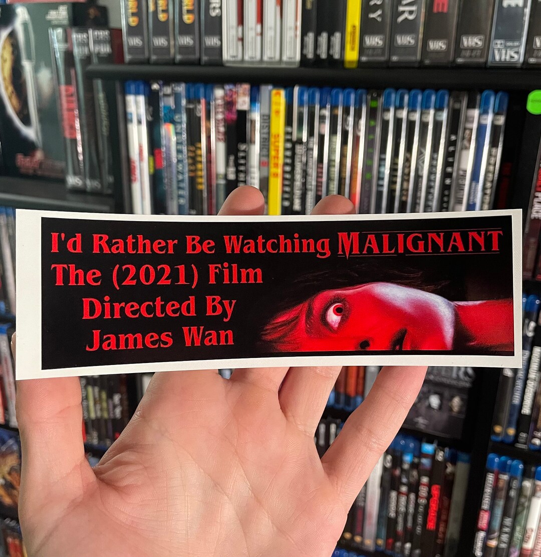 Malignant 2021 Vinyl Bumper Sticker Etsy