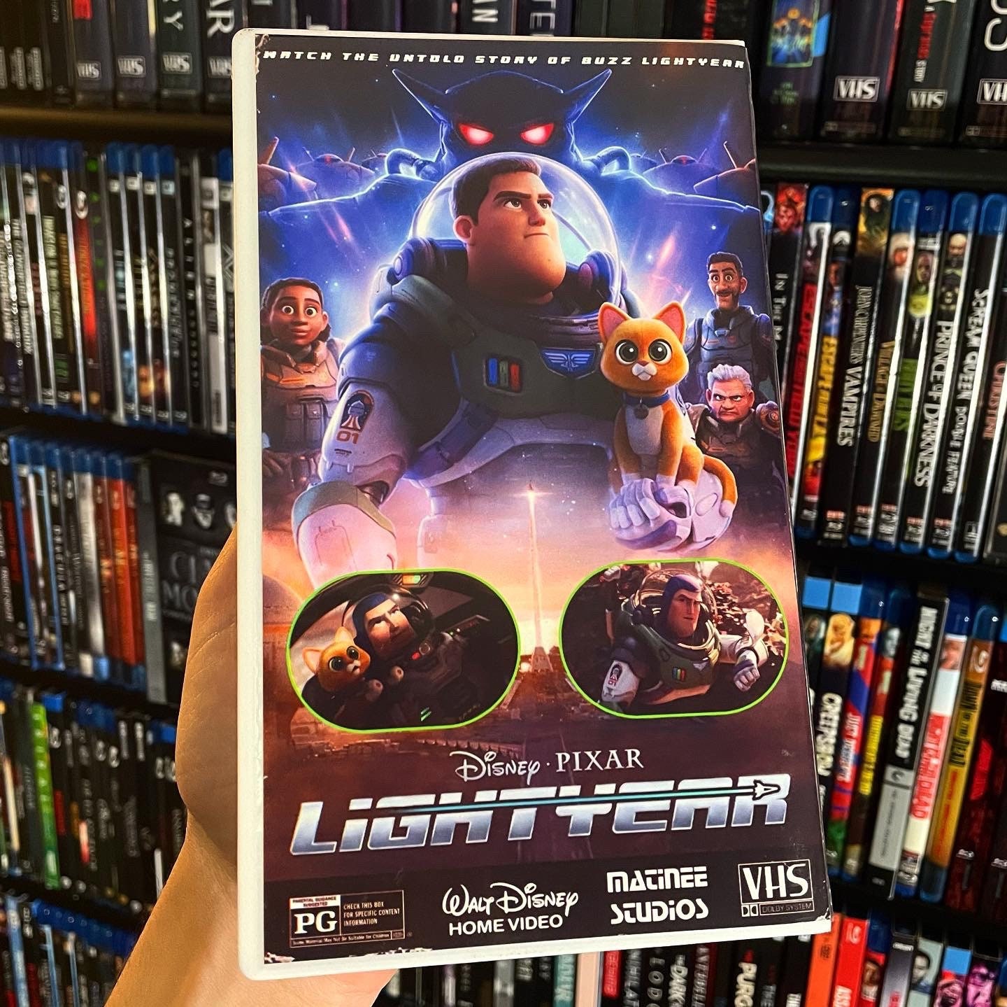 Lightyear 2022 Custom VHS Display Case NO TAPE White Etsy Australia