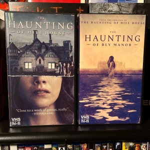 The Haunting Of Hill House/Bly Manor Double Pack Custom VHS Display Cases (NO TAPES)
