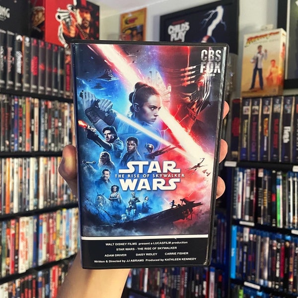 Star Wars The Rise Of Skywalker (2019) Custom VHS Display Case (NO TAPE)