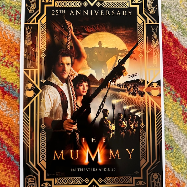 The Mummy (1999) 25th Anniversary Movie Poster 11x17 Art Print