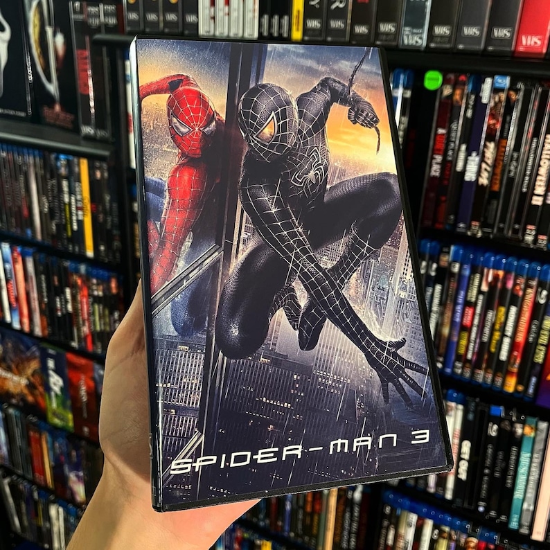 Spiderman 3 2007 Custom VHS Display Case NO TAPE Etsy Australia