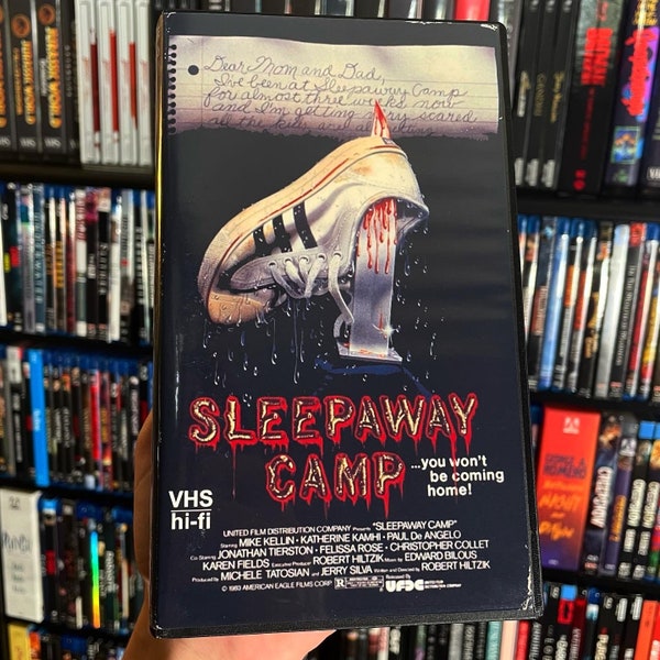 Sleepaway Camp (1983) Custom VHS Display/Replacement Case (NO TAPE)