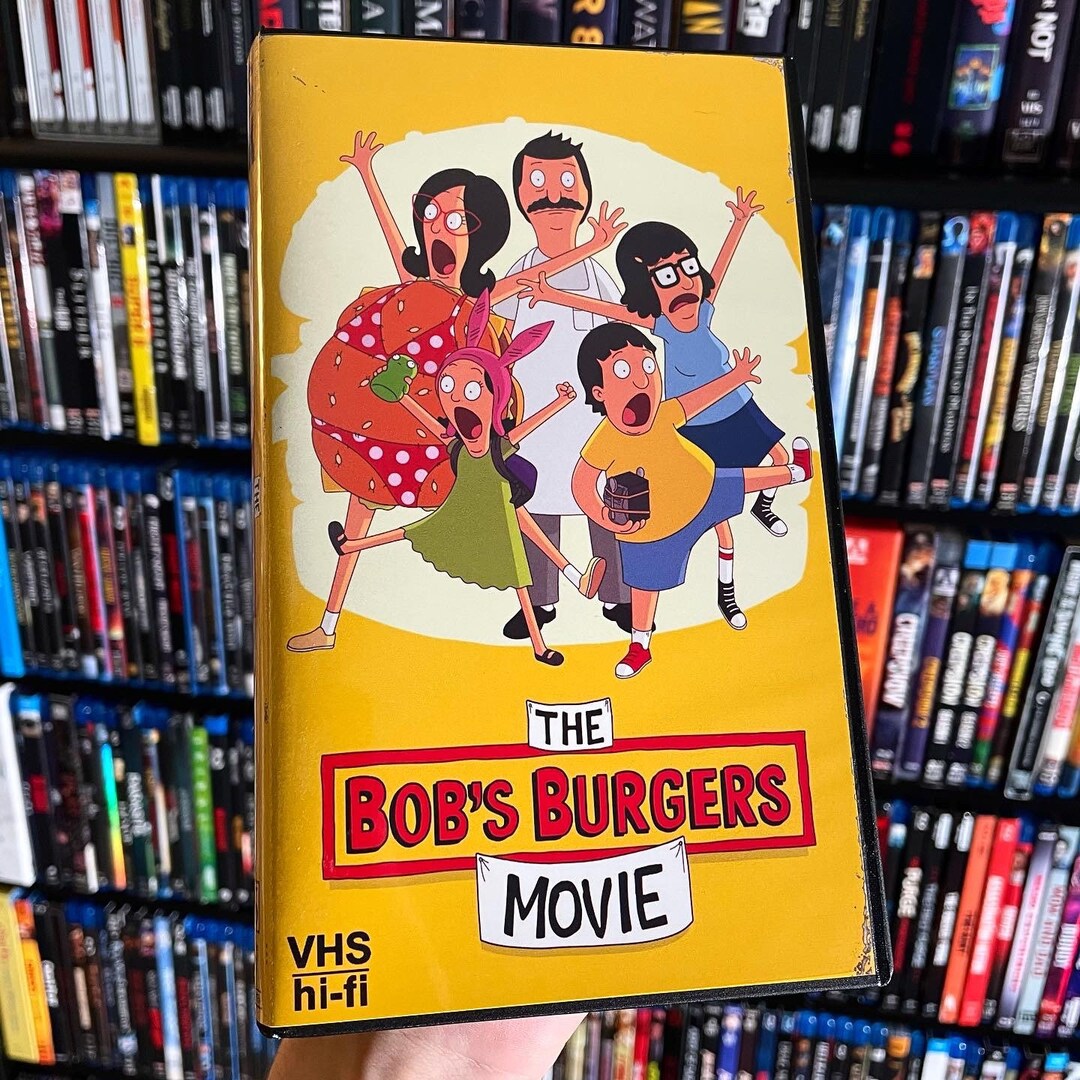 The Bobs Burgers Movie 2022 Custom VHS Display Case NO TAPE Etsy