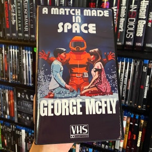 A Match Made In Space Custom VHS Display Case (NO TAPE)