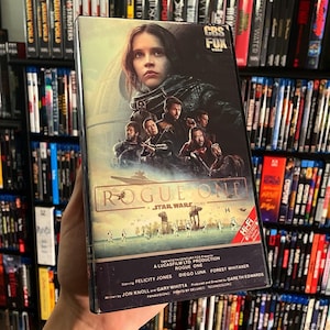 Star Wars Rogue One (2016) Custom VHS Display Case (NO TAPE)