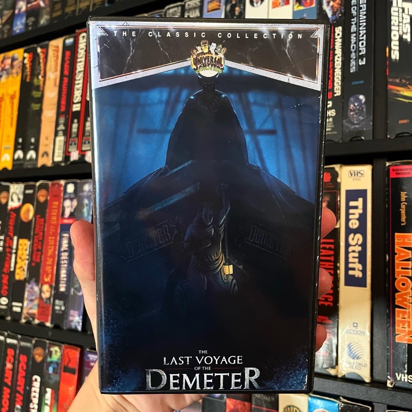 The Last Voyage of the Demeter 2023 Custom VHS Display Case NO TAPE 