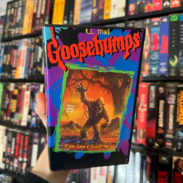 Goosebumps You Can’t Scare Me Custom VHS Display Case (NO TAPE)