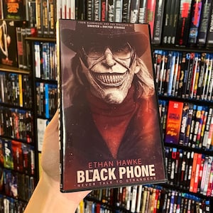 The Black Phone (2022) Custom VHS Display Case (NO TAPE)