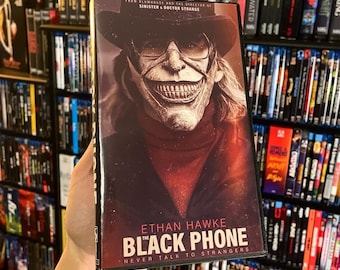 The Black Phone (2022) Custom VHS Display Case (NO TAPE)