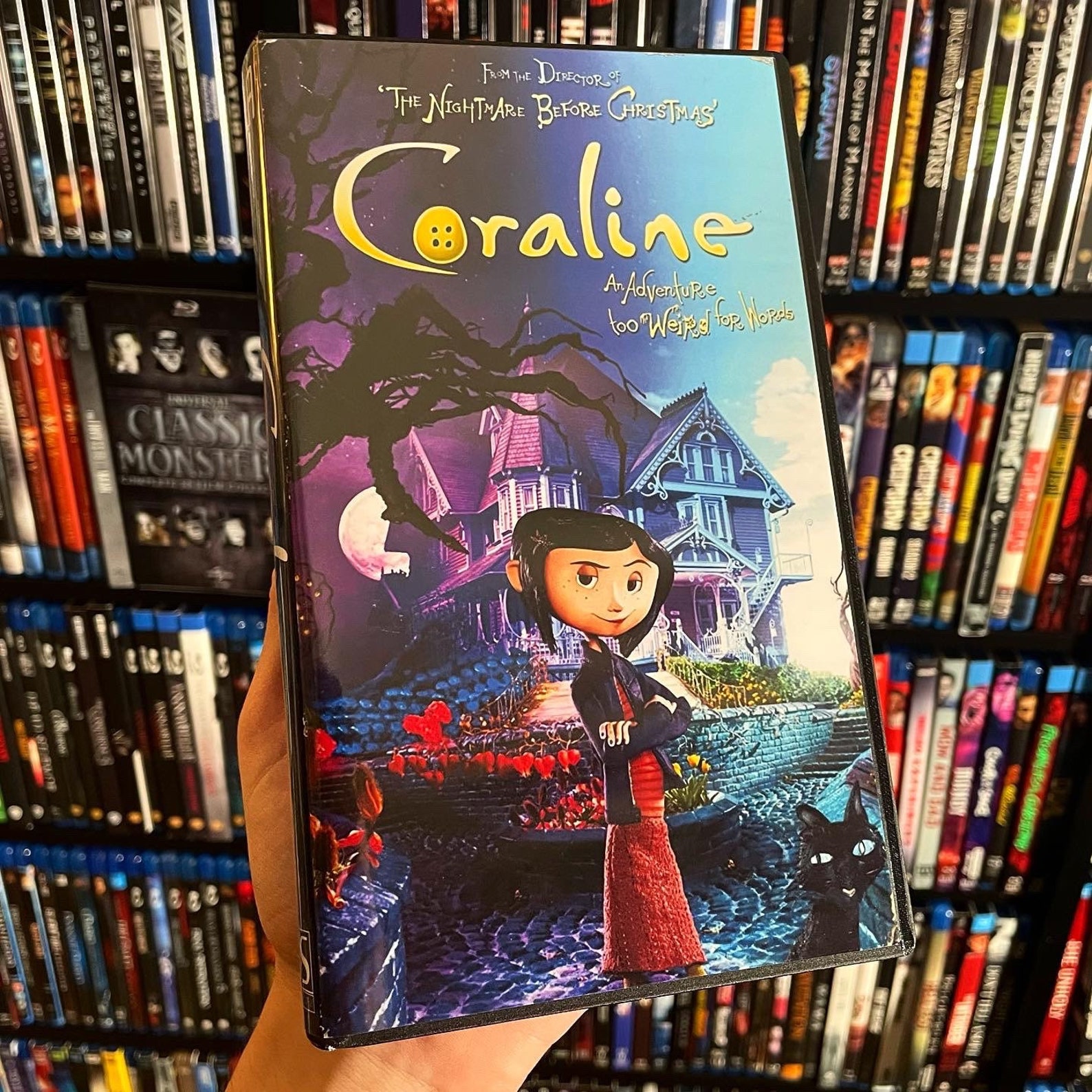 Coraline 2009 Custom VHS Display Case NO TAPE Etsy