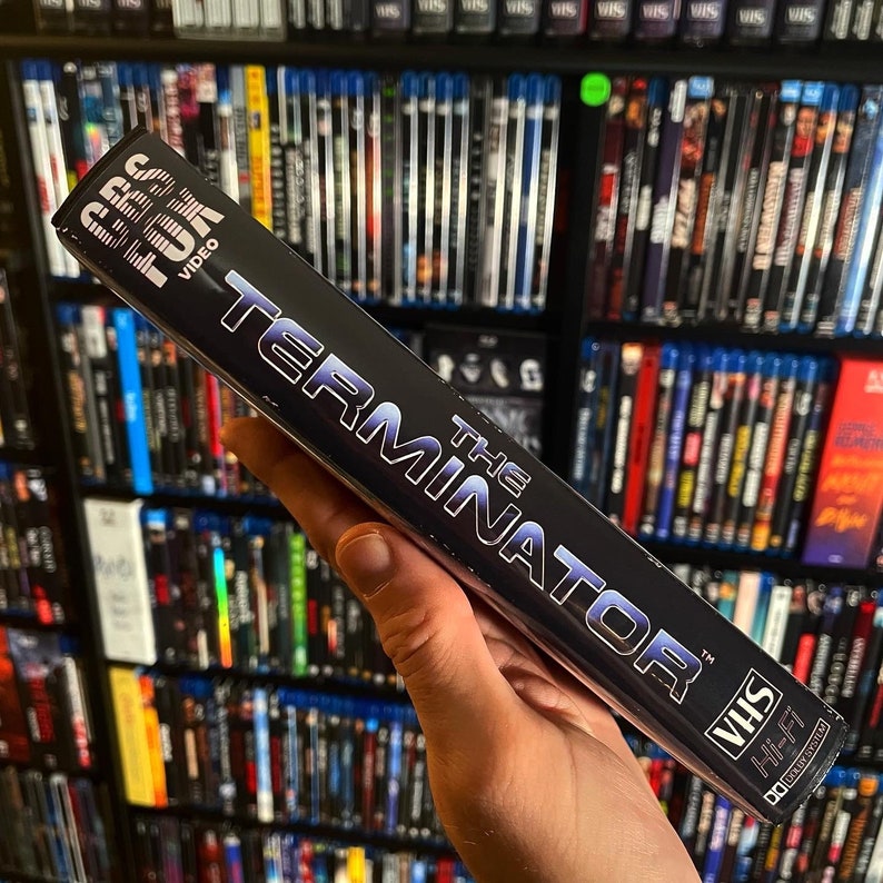 The Terminator 1984 Custom VHS Display Case NO TAPE Etsy