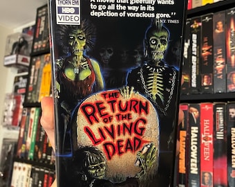 Die Rückkehr der lebenden Toten (1985) Benutzerdefinierte VHS Display / Ersatz Fall (KEIN BAND)