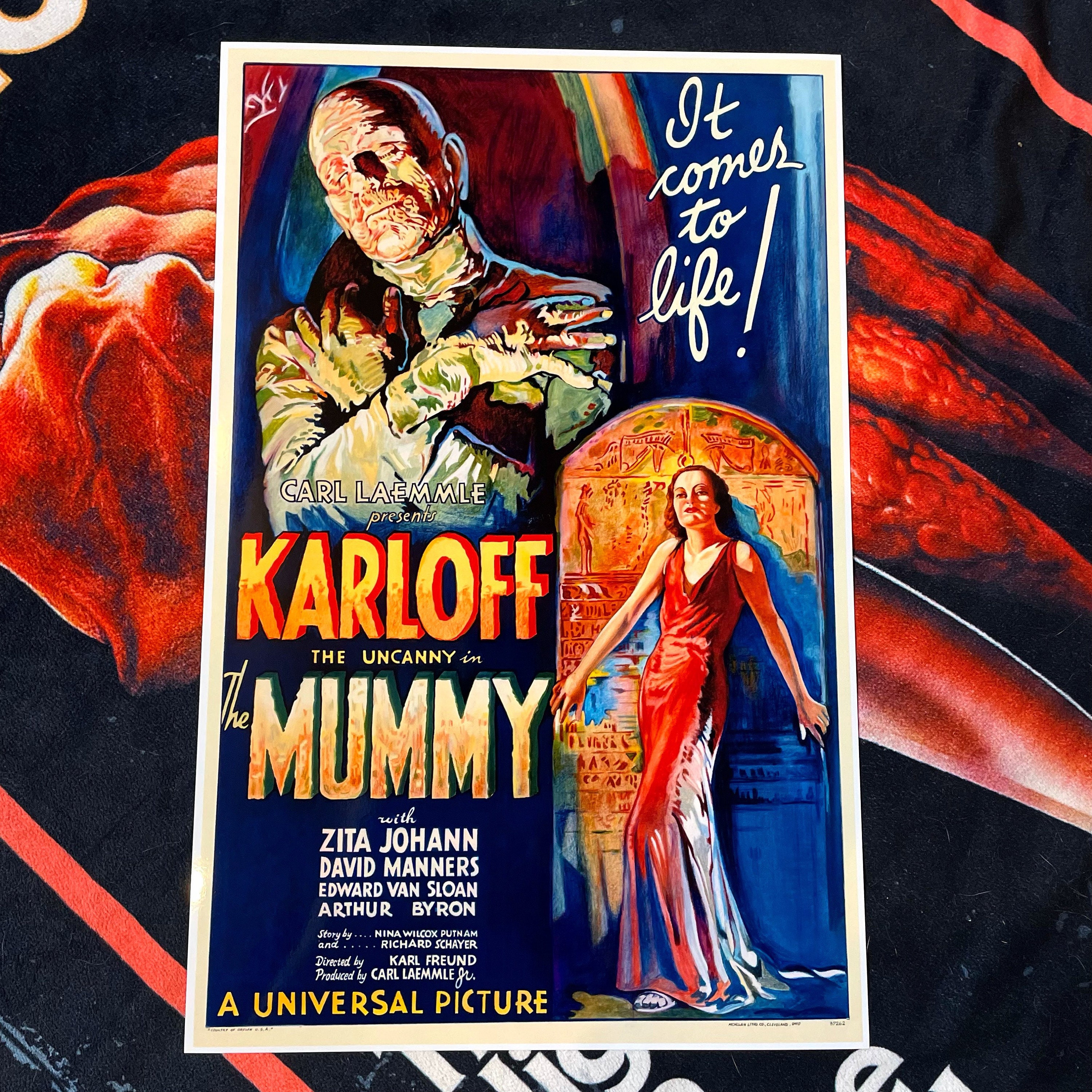 The Mummy (1932) Movie Poster 11x17 Art Print - Etsy