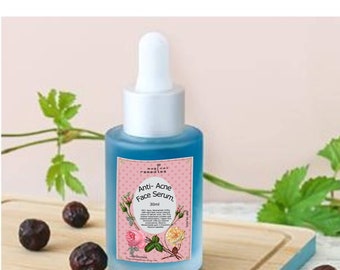Sérum Facial Anti-Acné 30 ML. ¡Tratamiento imprescindible para pieles grasas, mixtas, propensas al acné o con manchas!