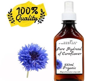 100% Bio Reines Kornblumen Hydrosol ( Hydrolate) Blumenwasser bio 100ml/3.3oz, 250ml/8.3oz, 500ml/16.5oz, 1liter/33.3oz