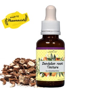 Biologische paardenbloemworteltinctuur, vloeibaar extract, (Taraxacum officinalis) - Topkwaliteit, maximale sterkte