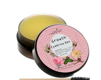 Eyebrow Growth Wax .Natural, Organic, Nourishing Brow Wax to Stimulate Hair Growth .