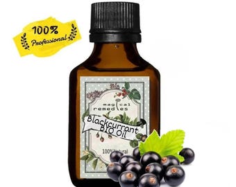 Blackcurrant Oil Bio ,Ribes nigrum seed oil,  Cold-pressed organic blackcurrant oil.