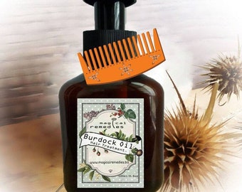 Burdock Oil For Hair And Scalp Treatments .Hair Growth Oil.Repair Oil for the Hair.
