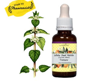 Tincture of White Dead Nettle - (Lamium album) - Herbal extract - Natural. Highest Quality and Strength.