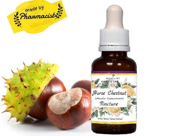 Rosskastanie Tinktur-Extrakt, Aescin, höchste Qualität, mehrere Größen, Conker Tree.Tincture, Extrakt, höchste Qualität und Stärke.