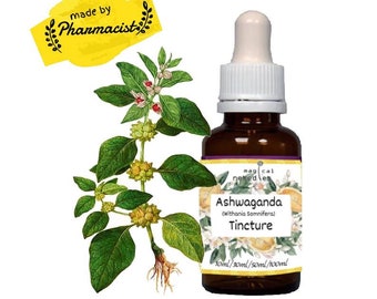Ashwagandha Root Tincture, Extract, Withania Somnifera, Winter Cherry