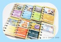Pokemon Upcycled Notebook - YELLOW BORDER - 45 blank white sheets pages - handmade - birthday favors - easter basket - spiral notebooks