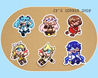 Vocaloid Stickers - Vinyl Stickers - 2 inch stickers