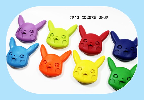 One Pikachu Crayon Pokemon Handmade Party Favor -  Hong Kong