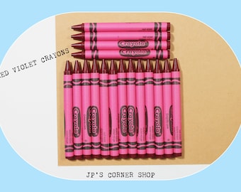 Red Violet Crayons - 45 crayons - Crayola Crayons - Bulk Crayons - refill - classroom - coloring - crayon