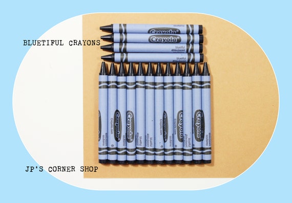 Bluetiful Crayons 45 Crayons Crayola Crayons Bulk Crayons Refill