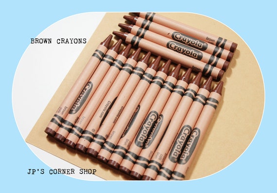 Brown Crayons 45 Crayons Crayola Crayons Bulk Crayons Refill Classroom  Coloring Crayon 