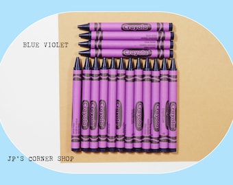 Blue Violet Crayons - 45 crayons - Crayola Crayons - Bulk Crayons - refill - classroom - coloring - crayon