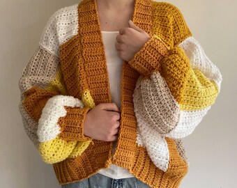 Mode Jacks Cardigans MAFER VENEZIA Cardigan wolwit quilten patroon casual uitstraling Mode Jacks Cardigans MAFER VENEZIA Cardigan wolwit quilten patroon casual uitstraling