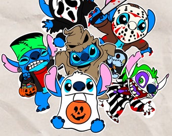 Stitch Halloween Stickers