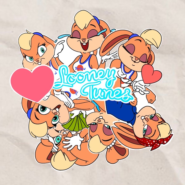 Lola bunny stickers | cartoon stickers