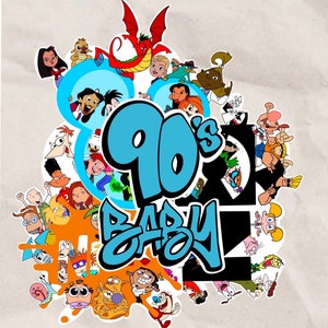 Big 90s Cartoon Stickers