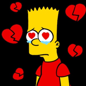 Sad Bart Simpson