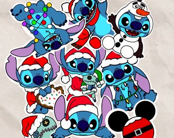 Holiday Christmas Stitch Stickers