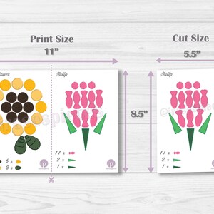 Flower Shop, Mandala Grapat Loose Parts Template Cards for activities, Mothers Day Toddler Play image 6