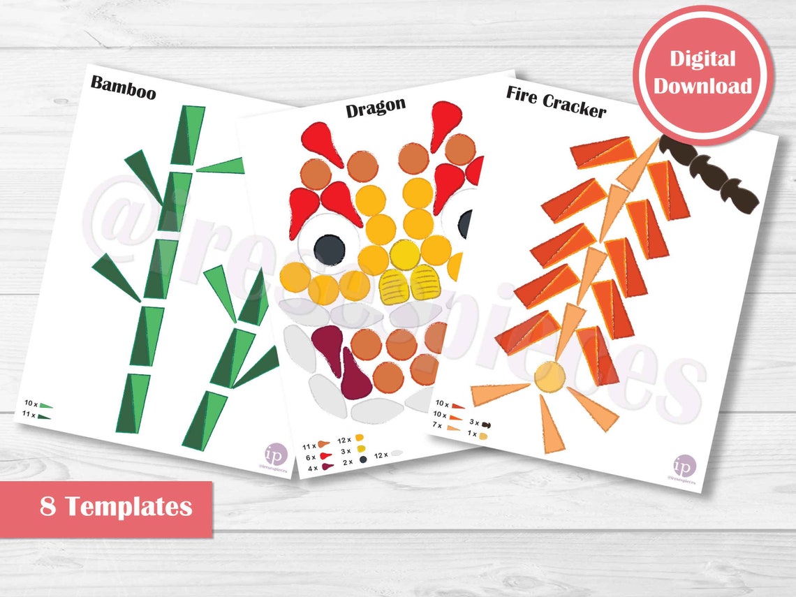 Grapat Pattern Grapat Mandala Loose Parts Template Cards - Open Ended Play - Wooden ...