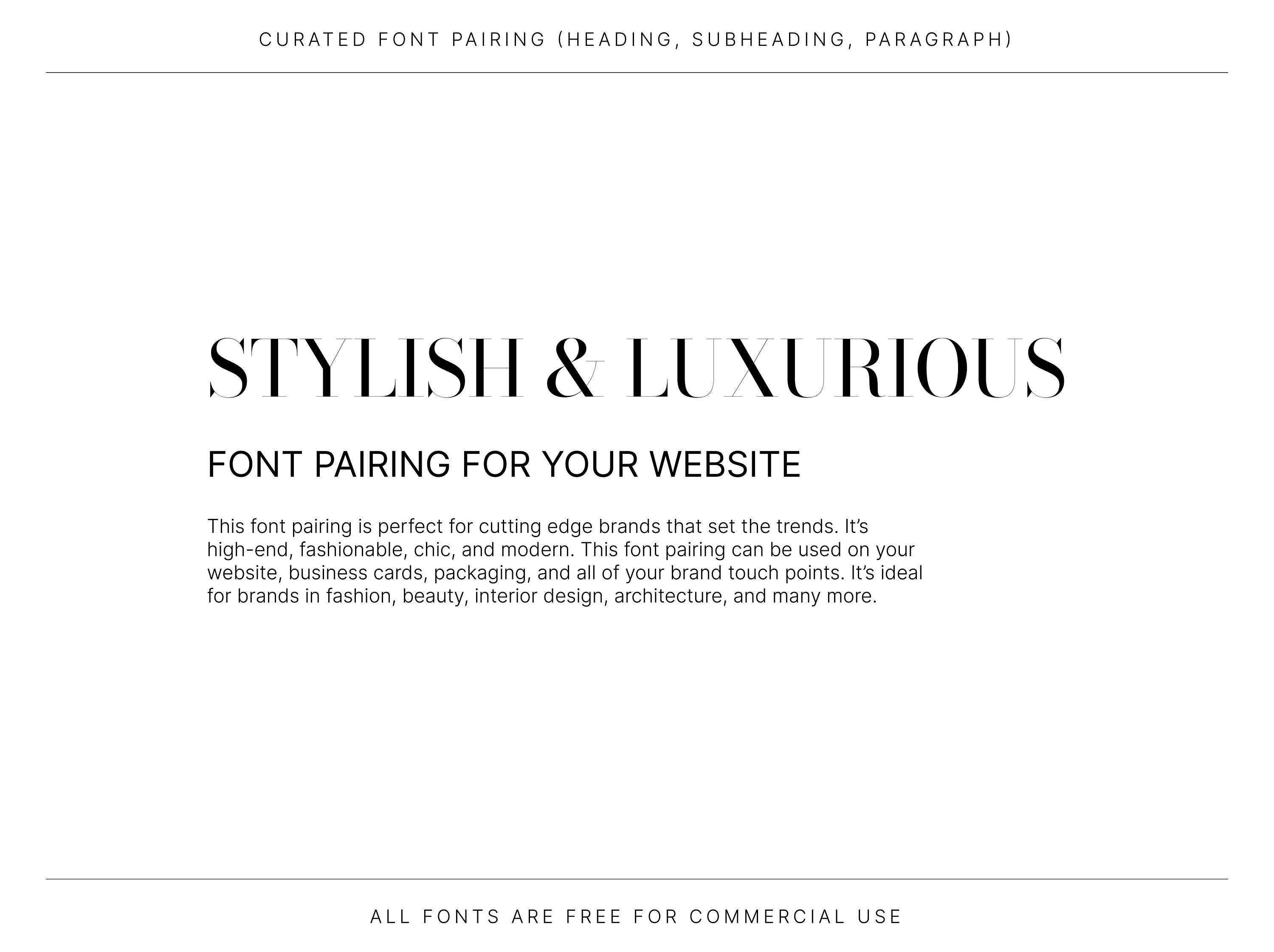 Stylish font Fonts